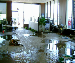 commercial water damage repair in Little Elm