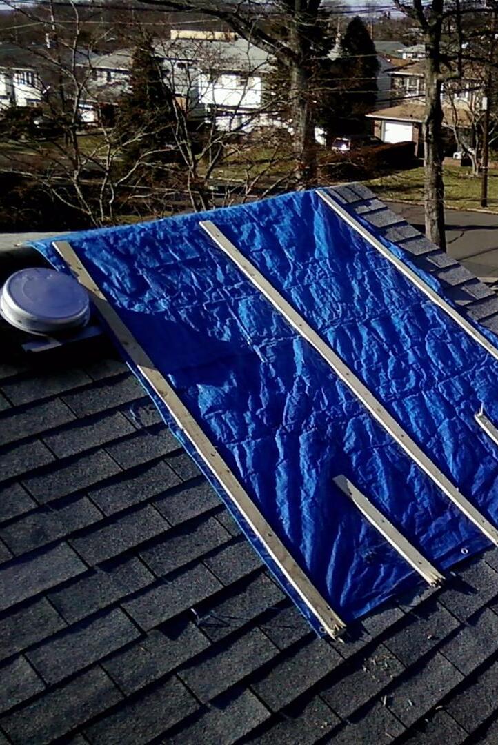 construction putback and roof tarping services in Little Elm